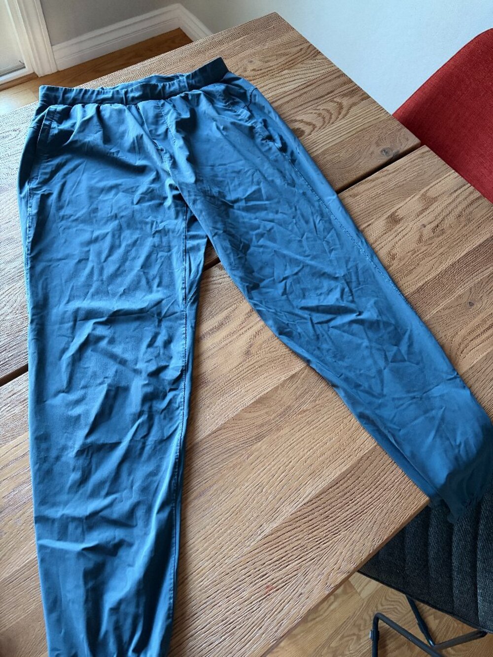 Lululemon Surge Hybrid Pant Men's L Slate Blue Zip Cuff Jogger Warpstreme